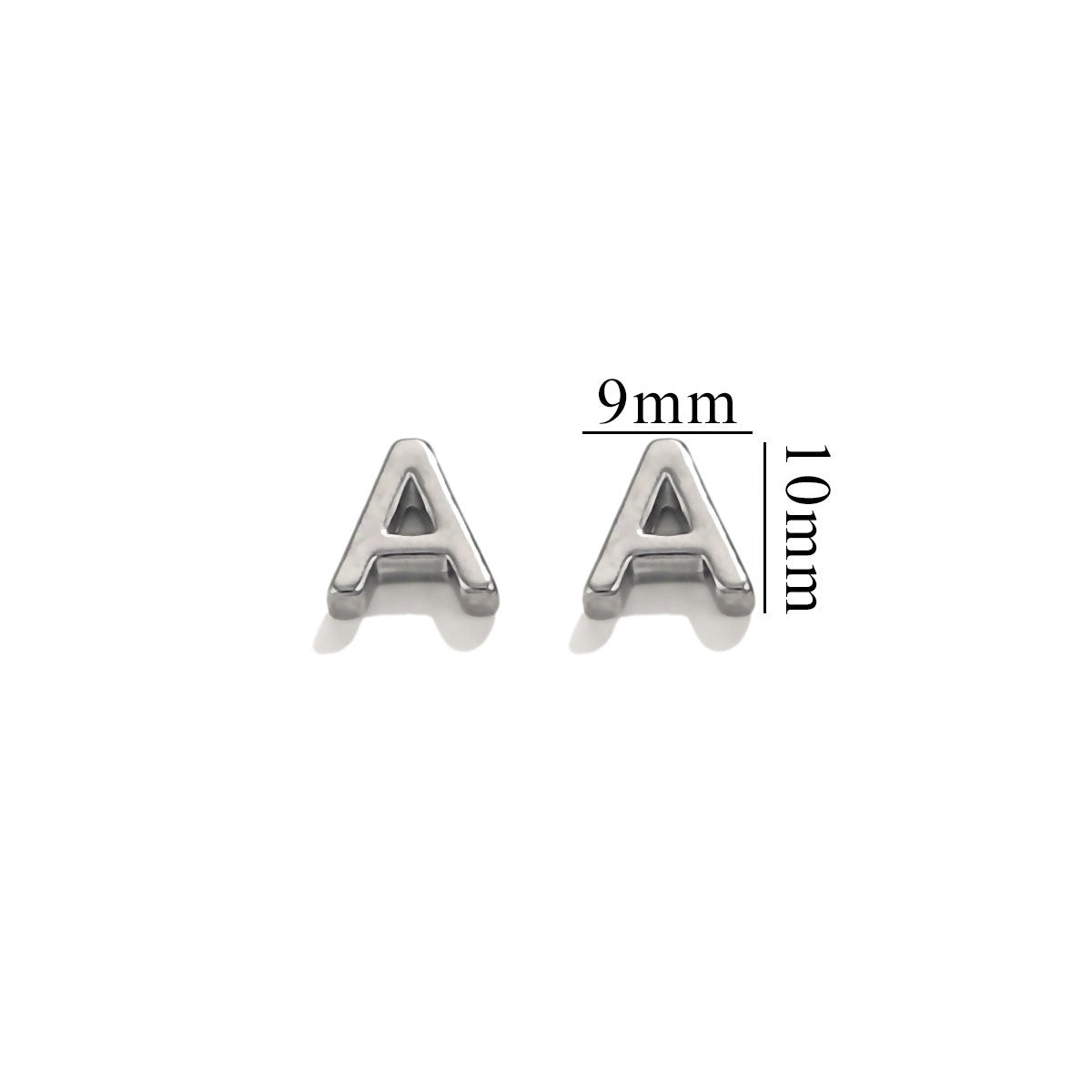 SPC26 10mm 26 Letter Charms Beads Spacer Beads for DIY Jewelry Bracelet Necklace DIY Accessories