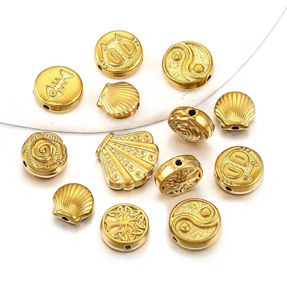 SPC43 Charms Beads Spacer Beads for DIY Bracelet Necklace