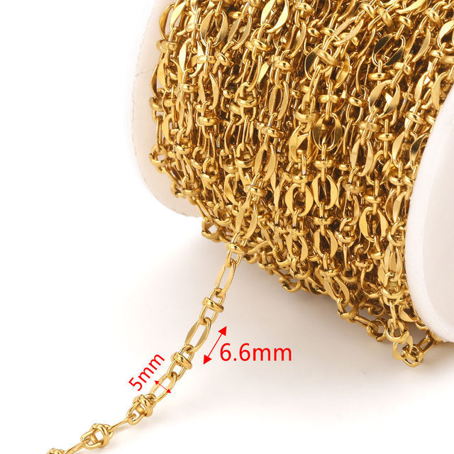 CH12 Designed Chain Stainless Steel Necklace Chain Sold by One Meter