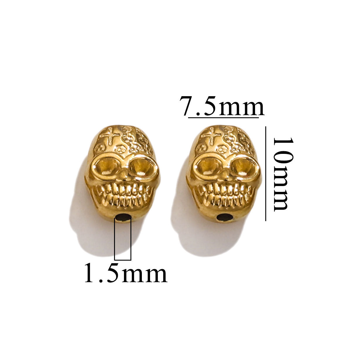 SPC29 Charms Beads Spacer Beads for Jewelry Bracelet Necklace Lotus Elephant Angle Skull Buddah Head Charms Accessories