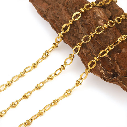 CH12 Designed Chain Stainless Steel Necklace Chain Sold by One Meter