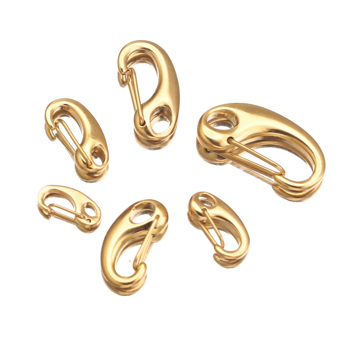 CL05 Stainless Steel Lobster Claw Clasps for DIY Jewelry Necklace Bracelet 10pcs Per Bag