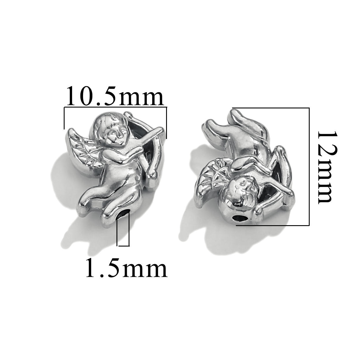 SPC29 Charms Beads Spacer Beads for Jewelry Bracelet Necklace Lotus Elephant Angle Skull Buddah Head Charms Accessories