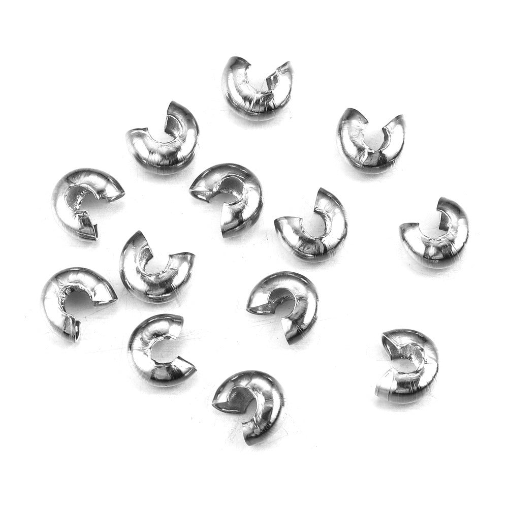 CB03 Buckle Beads Cover Beads for Crimp Bead Bracelet Necklace Jewelry Accessories