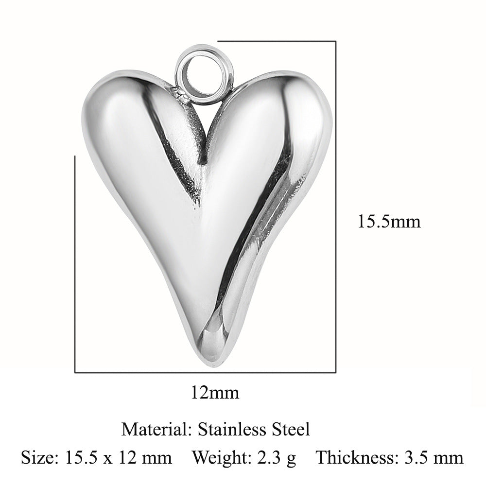 PD05 Heart Shape Pendant with Evil Eyes Design all Shapes Heart DIY Charms Pendant for Bracelet Necklace DIY Accessories