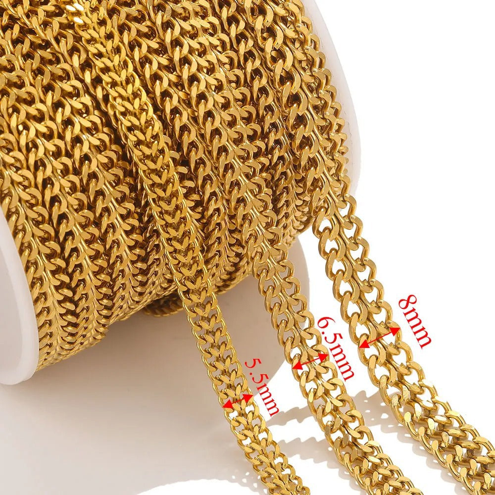 CH14 Hiphop Style Chain Wide Chain necklace Chain for DIY Necklace