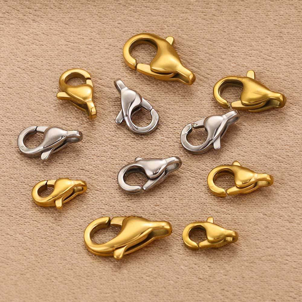 CL01 Lobster Clasps Different Size No Tarnish Clasps