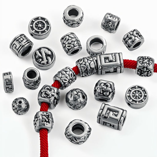 SPC23 Stainless Steel Beads for DIY Bracelet Necklace DIY Accessories