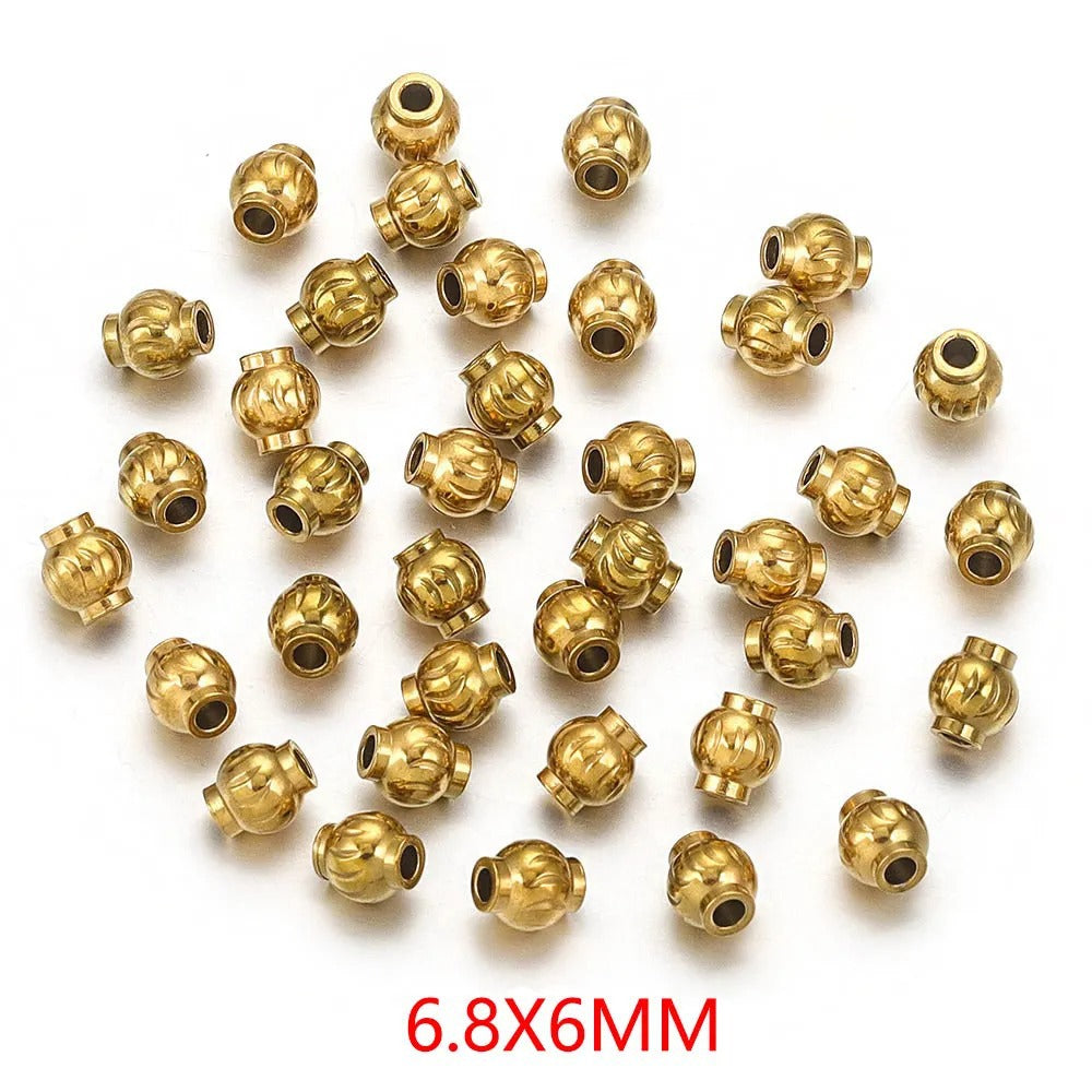 SPC45 Spacer Beads Charms Beads Lantern Shape Beads for DIY Bracelet Necklace Jewelry Making