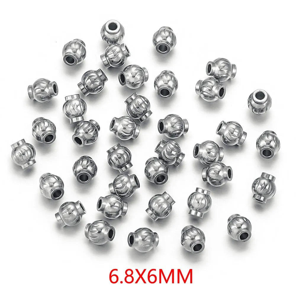 SPC45 Spacer Beads Charms Beads Lantern Shape Beads for DIY Bracelet Necklace Jewelry Making