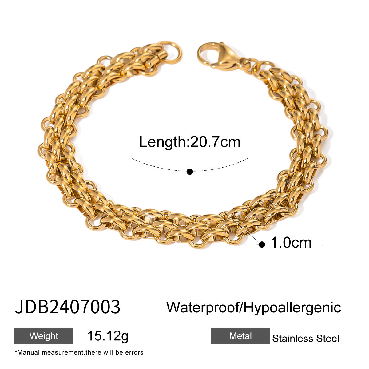 JDB2407003 Chain Bracelet Multi Layer Chain Bracelet for Women