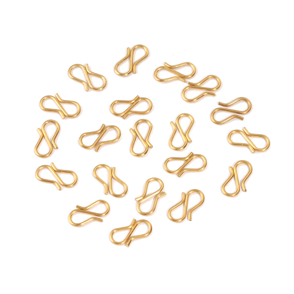 CL02 S Clasps for Chain Connection Fish hook Clasps for DIY Jewelry