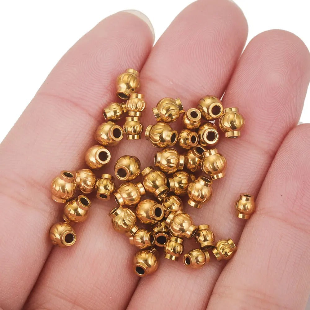 SPC45 Spacer Beads Charms Beads Lantern Shape Beads for DIY Bracelet Necklace Jewelry Making