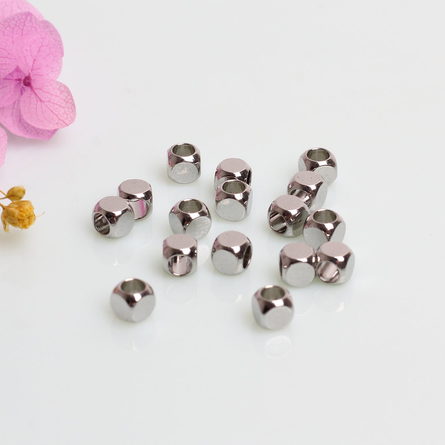 SPC08 Cube Spacer Beads DIY Beads for Bracelet Necklace Jewelry Accessories