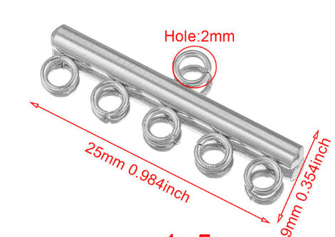 CL07 Chain Clasps Connecter Stainless Steel DIY Necklace Bracelet Connector Accessories