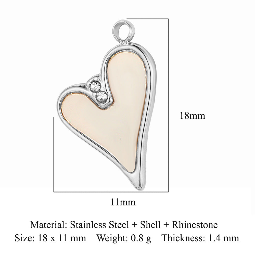 PD05 Heart Shape Pendant with Evil Eyes Design all Shapes Heart DIY Charms Pendant for Bracelet Necklace DIY Accessories