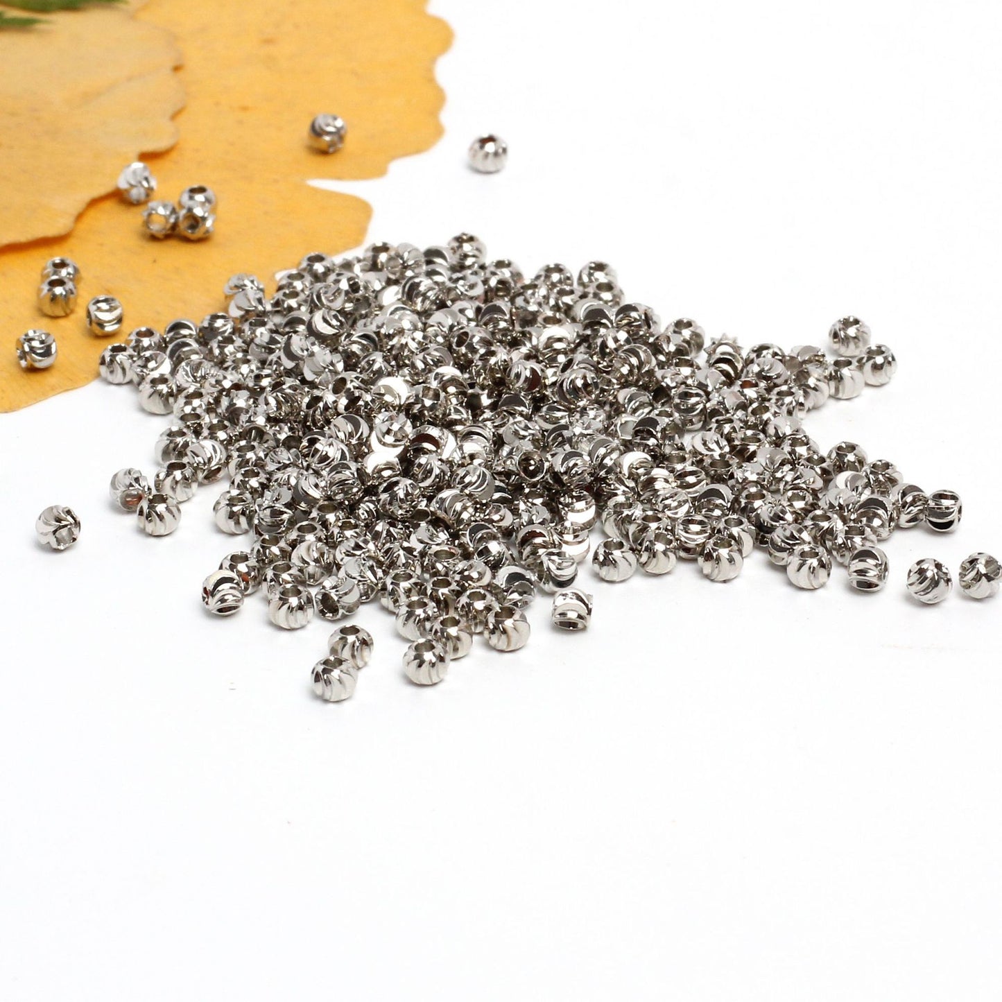 SPC04 Spacer Beads for Bracelet and Necklace Small DIY Beads no TurnishTwisted Spacer Beads DIY bracelet Necklace accessories