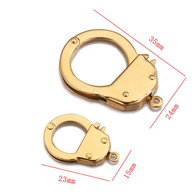 CL09 Lobster Clasps Flat Design 18K Golden Color No Tarnish Bracelet Connecter Diy Accessories