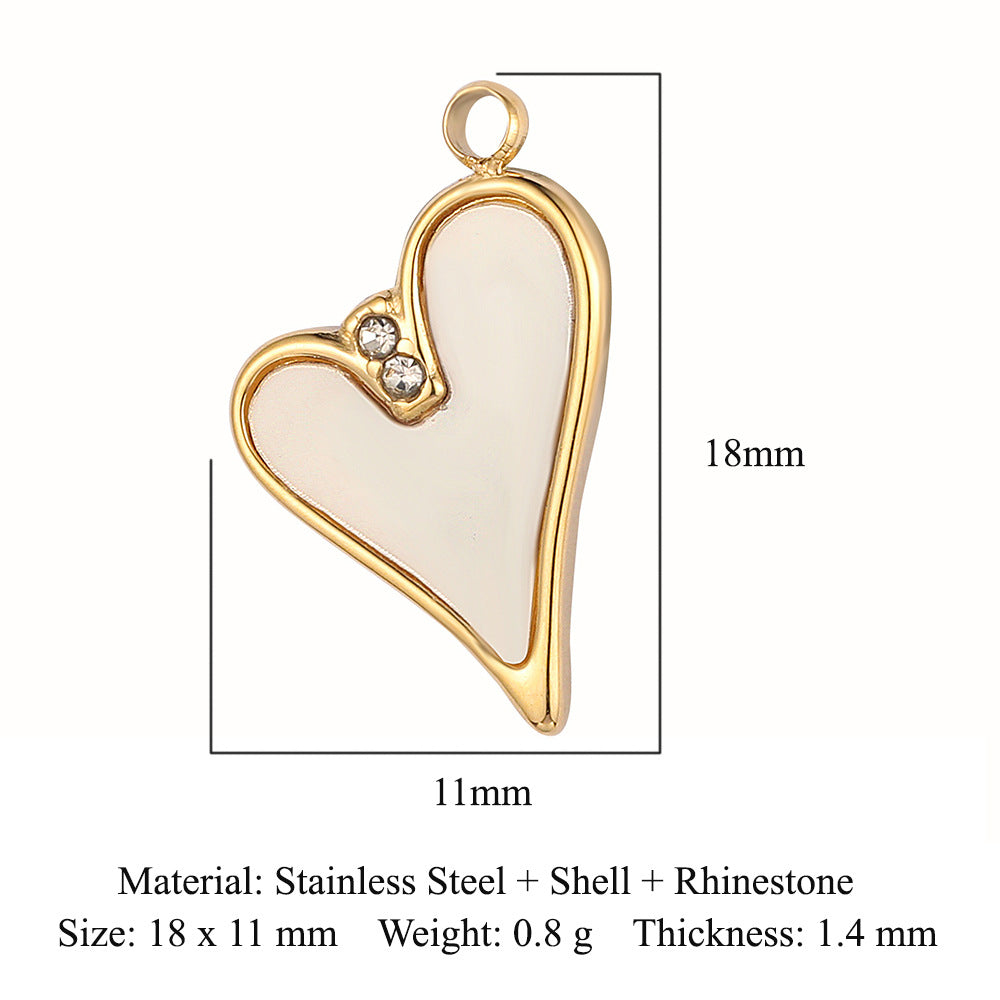 PD05 Heart Shape Pendant with Evil Eyes Design all Shapes Heart DIY Charms Pendant for Bracelet Necklace DIY Accessories