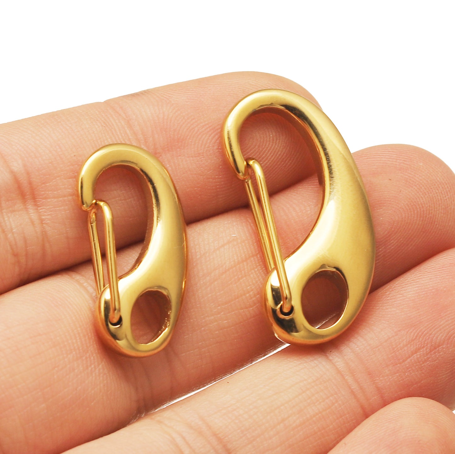 CL05 Stainless Steel Lobster Claw Clasps for DIY Jewelry Necklace Bracelet 10pcs Per Bag