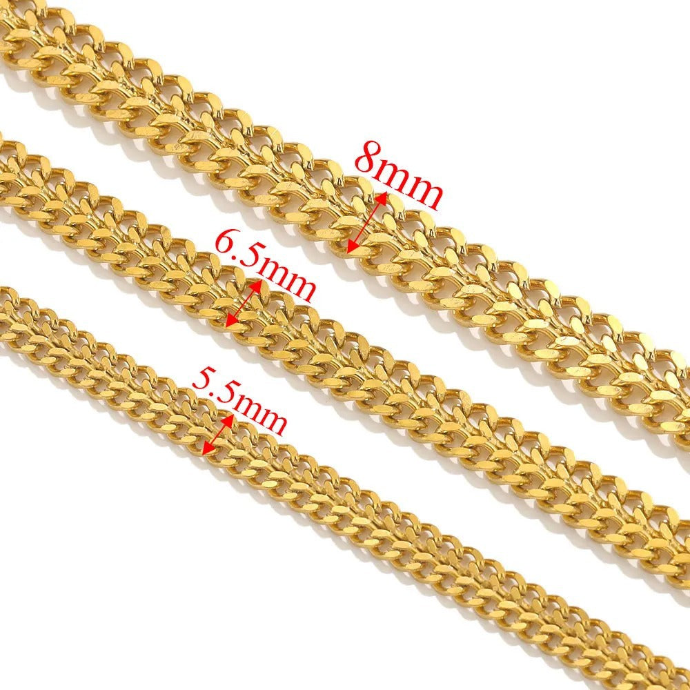 CH14 Hiphop Style Chain Wide Chain necklace Chain for DIY Necklace