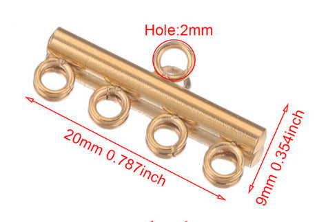 CL07 Chain Clasps Connecter Stainless Steel DIY Necklace Bracelet Connector Accessories